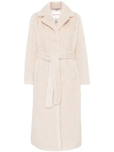 Valentini 1972 Faux-fur Coat In Neutrals