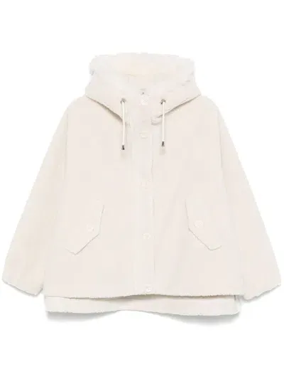 Valentini 1972 Faux Shearling Jacket In White