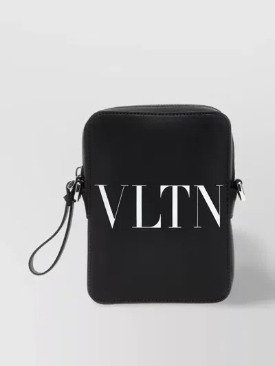 Valentino Garavani Small Vltn Messenger Bag In Black