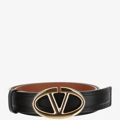 Valentino Garavani Belt Vlogo The Bold Edition In Black