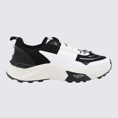 Valentino Garavani Black And Whitw Sneakers