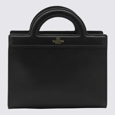 Valentino Garavani Black Leather Crossbody Bag