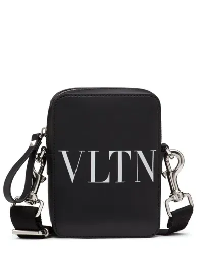 Valentino Garavani Borsa Messenger Vltn Piccola In Nero