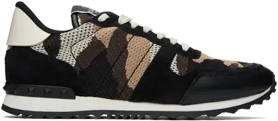 Valentino Garavani Camouflage Rockrunner Low-top Sneakers