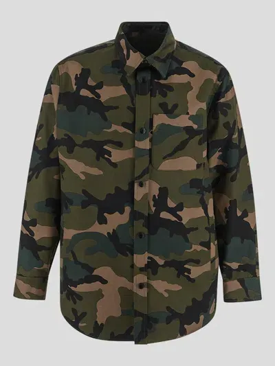 Valentino Camou Jacket In Army