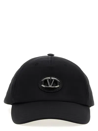 Valentino Garavani Cap Hats In Black