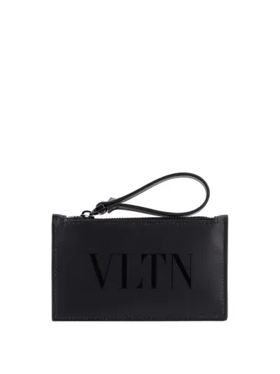 Valentino Garavani Card Holder In Black