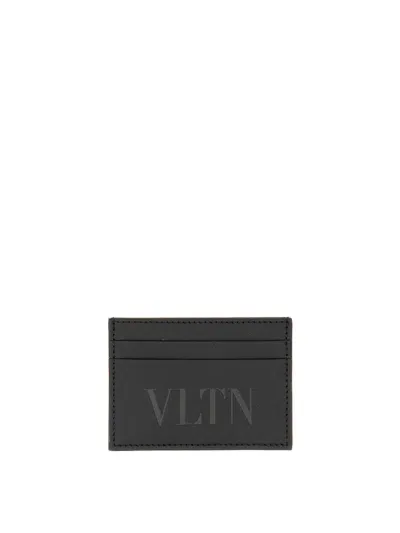 Valentino Garavani Card Holder Vltn In Black