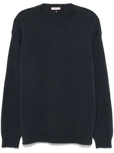 Valentino Cashmere Sweater In Grey