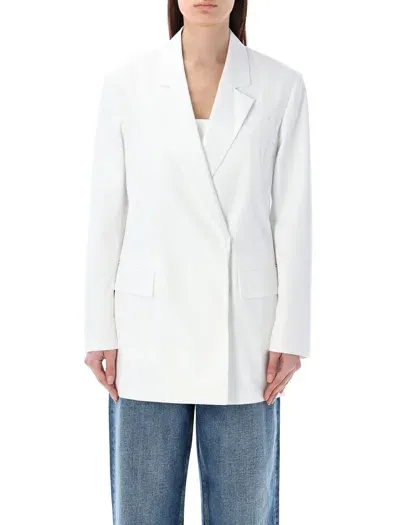 Valentino Classic White Double Breasted Blazer For Women