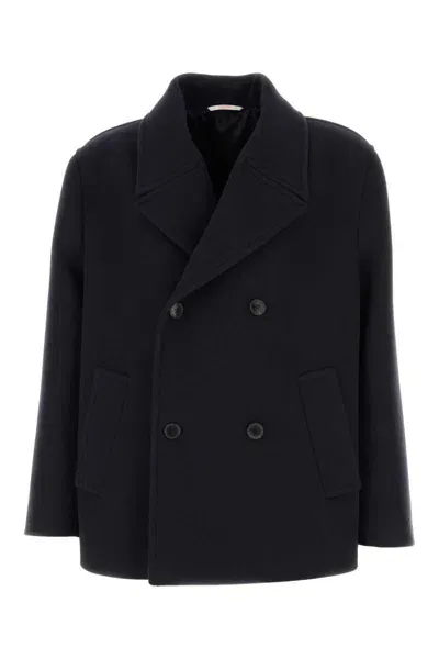 Valentino Garavani Coats & Jackets In Blue