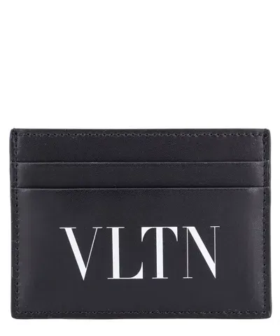 Valentino Garavani Credit Card Holder In Black