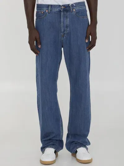 Valentino Denim Jeans In Blue