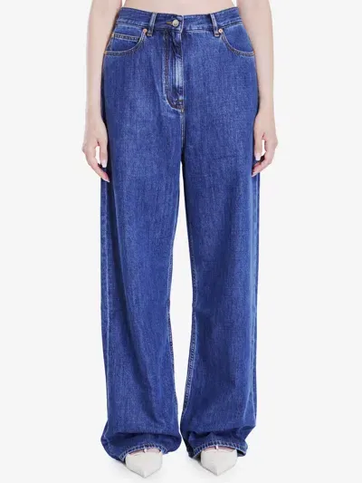 Valentino Denim Jeans In Light Blue