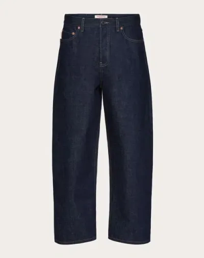 Valentino Denim Trousers In Multicolor