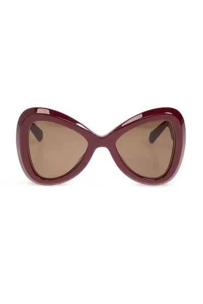 Valentino Garavani Valentino Eyewear Butterfly In Red