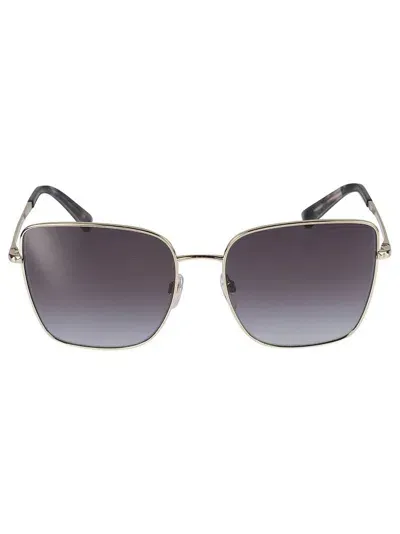 Valentino Eyewear Square Frame Sunglasses In Gold