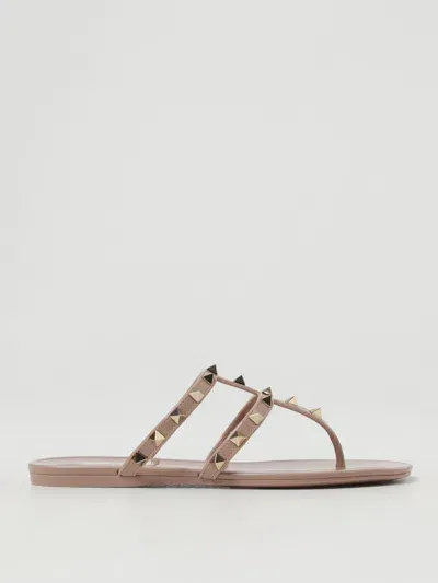 Valentino Garavani Flat Sandals  Woman Color Blush Pink