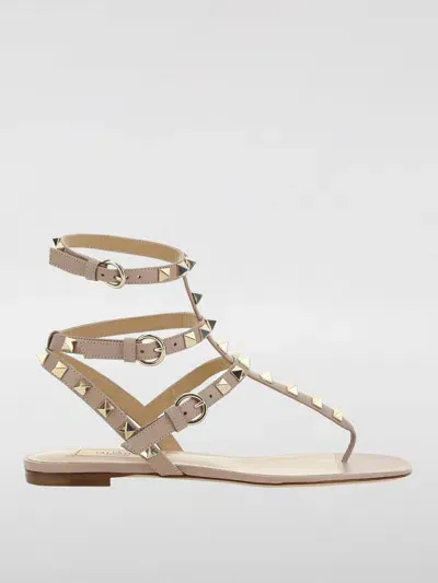 Valentino Garavani Flat Sandals  Woman Color Blush Pink