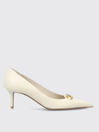 Valentino Garavani Flat Shoes  Woman Color White In Weiss