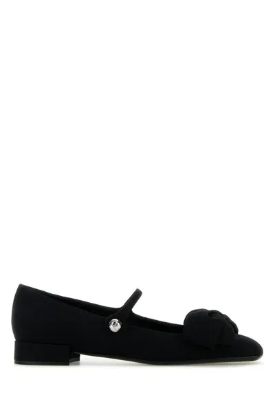 Valentino Garavani Flats In Black