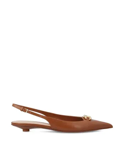 Valentino Garavani Flats In Brown