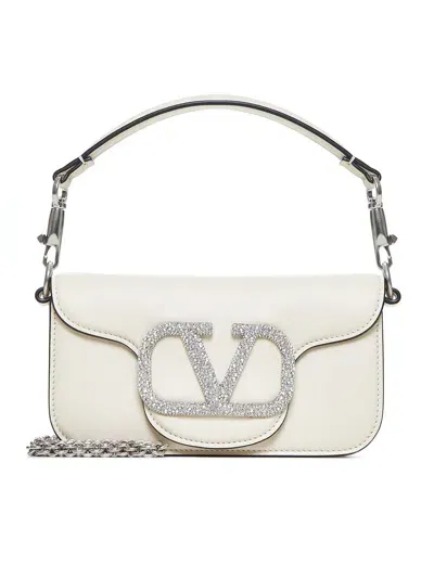 Valentino Garavani Bags In Light Ivory/l.ant.palladium-cr