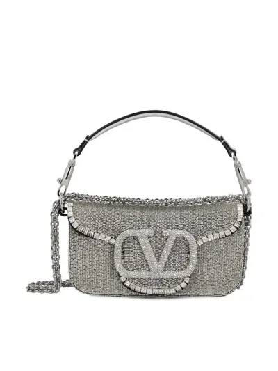 Valentino Garavani Handbags In Crystal Silver/silver/crystal