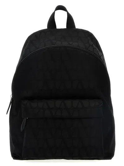 Valentino Garavani Iconographe Backpack In Black