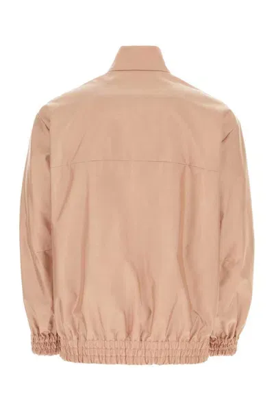 Valentino Nylon Jacket In Cream