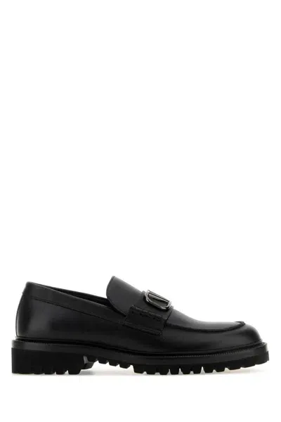 Valentino Garavani Loavers In Black