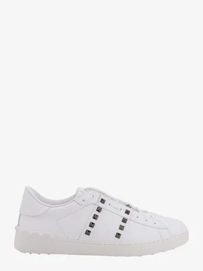 Valentino Garavani Man Rockstud Untitled Man White Sneakers