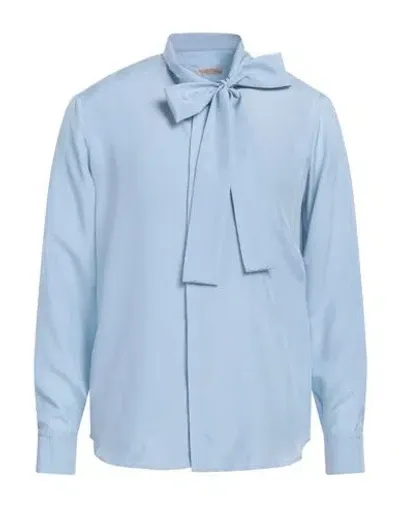 Valentino Light-blue Poplin Shirt