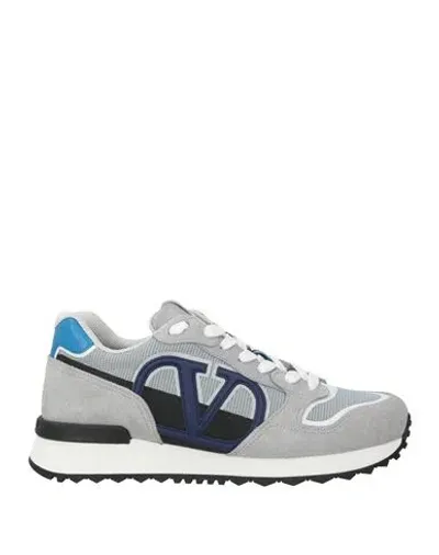 Valentino Garavani V-logo Sneakers In Grey