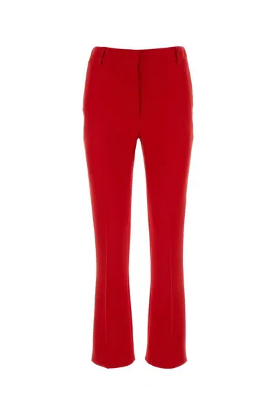 Valentino Garavani Pants In Red