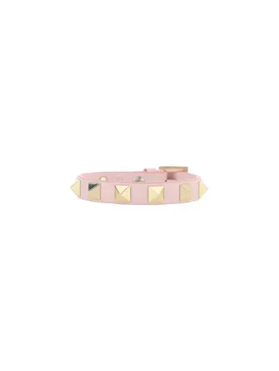 Valentino Garavani Rockstud Bracelet In Pink