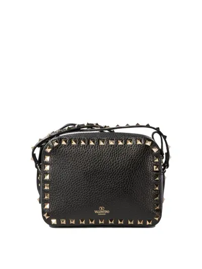 Valentino Garavani "rockstud" Crossbody Bag In Black