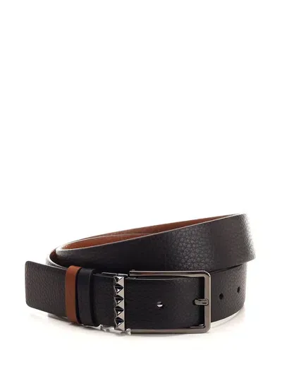 Valentino Garavani Rockstud Reversible Belt In Multi