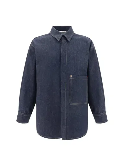 Valentino Garavani Shirts In Blue