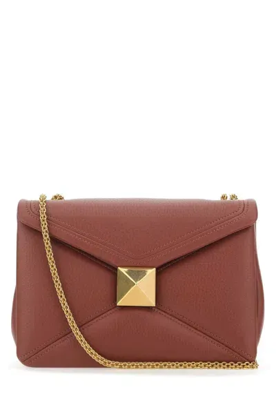 Valentino Garavani One Stud Foldover Top Shoulder Bag In Pvg