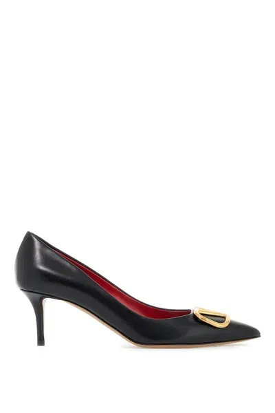 Valentino Garavani Vlogo Signature Pumps Black In Multicolor