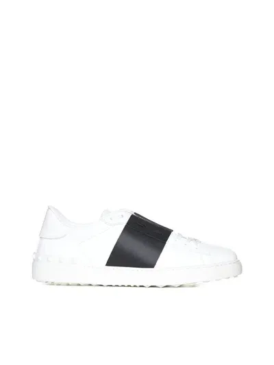 Valentino Garavani Sneakers In Bianco/nero/bianco