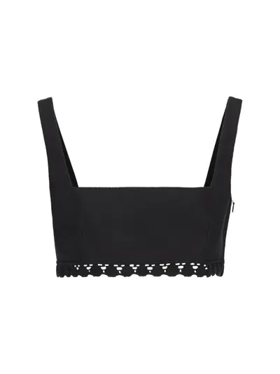 Valentino Garavani Top In Black