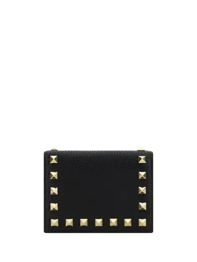 Valentino Garavani Wallets In Black