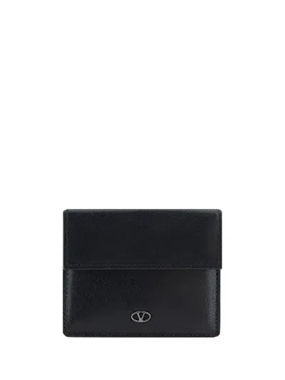 Valentino Garavani Wallets In Black