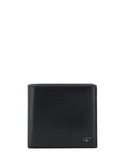 Valentino Garavani Wallets In Black