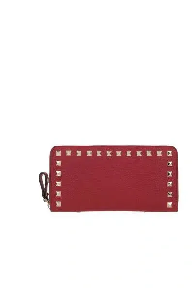 Valentino Garavani Wallets In Valentine Red