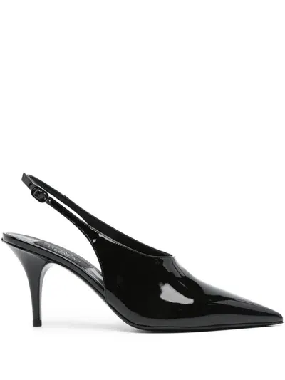 Valentino Garavani 90mm Slingback Pumps In Black