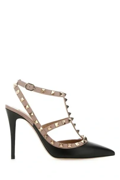 Valentino Garavani Rockstud Patent Leather Pumps In Multicolor