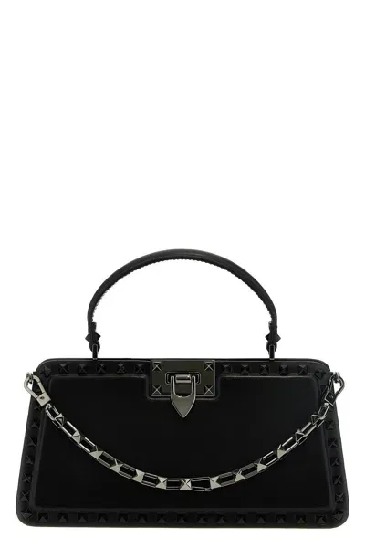 Valentino Garavani Women  'rockstud' Handbag In Black